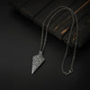 Dropshipping Sparta Spearhead Long Men Necklaces Pendants Chain Punk for Boyfriend Male Stainless Steel Jewelry Creativity Gift