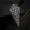Dropshipping Sparta Spearhead Long Men Necklaces Pendants Chain Punk for Boyfriend Male Stainless Steel Jewelry Creativity Gift