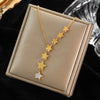 EILIECK 316L Stainless Steel Gold Color Hollow Ball Beads Pendant Necklace For Women Non-fading Choker Jewelry Girls Gifts Party