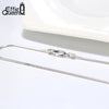 Effie Queen 100% 925 Sterling Silver Chain 40cm-60cm Length  Silver Necklace Chain Women Men Jewelry   DSC09