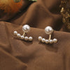 Elegant Metal Inlaid Pearl Earrings For Woman Jewelry Earring 2022 New Luxury Wedding Party Girl's Unusual Earrings