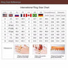 Elegant Women Silver And Gold Color  Ring Hollow Out Inlaid Blue Stone Engagement Rings For Women Wedding Jewelry