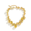 Exaggerated Acrylic CCB Big Ball Bead Chain Necklace for Women Wed Vintage Chunky Clavicle Chain Grunge Jewelry Steampunk Men