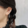 Bowknot Fake Piercing Metal Ear Clips for Women Silver Color Cartilage Ear Clip Earring Brincos Christmas Party Jewelry