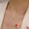 Choker Necklace for Women Silver Color Butterfly Short Gift Necklace Geometric Neck Jewelry