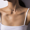 Choker Necklace for Women Silver Color Butterfly Short Gift Necklace Geometric Neck Jewelry