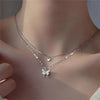 Choker Necklace for Women Silver Color Butterfly Short Gift Necklace Geometric Neck Jewelry
