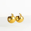 Chunky C Shape Twisted Hoop Earrings for Women Stainless Steel Thick Geometric Earring Punk Hiphop Jewelry Brincos 2024