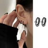Colored Rhinestone Cartilage Earring Piercing Aesthetic Crystal Earrings for Women Cool Daily Wear Jewelry Gifts New
