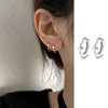 Colored Rhinestone Cartilage Earring Piercing Aesthetic Crystal Earrings for Women Cool Daily Wear Jewelry Gifts New
