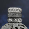 Good Polished 2024 New 316L Stainless Steel Viking Norse Celtic Knot  Rings Men Vintage Jewelry Boyfriend Gift