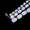 Large Rhinestone Necklace Statement Jewelry for Women Christmas Party Gifts Multi Row Crystal Collar Choker Necklace