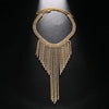 Long Tassel Necklace Temperament Trend Rhinestone Claw Chain Niche Simple Collarbone Neck Decoration Party for Women