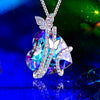 Love Butterfly Necklace Exquisite Ladies Girl Heart Pendant Valentine's Day Mother's Day Anniversary Gift Jewelry