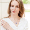 Love Butterfly Necklace Exquisite Ladies Girl Heart Pendant Valentine's Day Mother's Day Anniversary Gift Jewelry