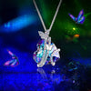Love Butterfly Necklace Exquisite Ladies Girl Heart Pendant Valentine's Day Mother's Day Anniversary Gift Jewelry