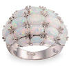 Metal Natural Stones Rings For Women Ladies Rings Engagement Ring For Woman   Jewelry