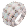 Metal Natural Stones Rings For Women Ladies Rings Engagement Ring For Woman   Jewelry