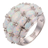 Metal Natural Stones Rings For Women Ladies Rings Engagement Ring For Woman   Jewelry
