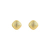 Minimalist Frosted Square Earrings for Women Hip-Hop Punk Geometric Earring Clip Girl 2024 Trendy Party Jewelry