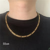 Figaro Chain Necklace Men 3mm Stainless Steel Gold Color Long Necklace for Jewelry Gift Collar Hombres