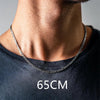 Figaro Chain Necklace Men 3mm Stainless Steel Gold Color Long Necklace for Jewelry Gift Collar Hombres