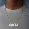 Figaro Chain Necklace Men 3mm Stainless Steel Gold Color Long Necklace for Jewelry Gift Collar Hombres