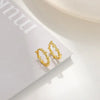 Punk Irregular Thorn Round Hoop Earrings for Men Women Hip Hop Party Earring Perforated Stud Mens Jewellery