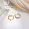 Punk Irregular Thorn Round Hoop Earrings for Men Women Hip Hop Party Earring Perforated Stud Mens Jewellery