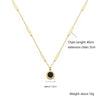 Roman Digital Wafer Pendant Necklace Stainless Steel Party Jewelry for Women Sexy Choker