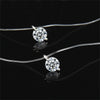 Shiny Crystal Necklace For Women Female Transparent Fishing Line Round Zircon Choker Minimalist Clavicle Chain Jewelry