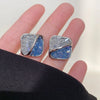Shiny Summer Contrasting Crystal Earrings for Women   Simple Versatile Girls Earrings Hot Jewelry 2023
