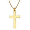 Stainless Steel Cross Pendant Necklace For Women Men Link Chain Charm Necklace Cool Boys Girls Punk Hip Hop Jewelry Gift