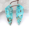 jewelry,Natural Gemstone Leaf Carved Chrysocolla Women Earrings Beads for Jewelry Making