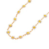 Flower Daisy Clavicle Chain Necklace For Women Girls Sweet Short Choker Ladies Cute Daisy Neck Chain Jewelry Gift