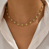 Flower Daisy Clavicle Chain Necklace For Women Girls Sweet Short Choker Ladies Cute Daisy Neck Chain Jewelry Gift