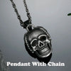 Freeshipping Retro Hip-hop Punk Stainless Steel Skull Various Men and Women Couple Birthday Gift Pendant Necklace