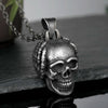 Freeshipping Retro Hip-hop Punk Stainless Steel Skull Various Men and Women Couple Birthday Gift Pendant Necklace