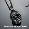 Freeshipping Retro Hip-hop Punk Stainless Steel Skull Various Men and Women Couple Birthday Gift Pendant Necklace