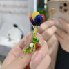 Funny Balloon Frog Brooches Animal Colorful Balloons Brooch Pins Woman Kids Party Jewelry Coat Backpack Shirt Scarf Accessories