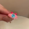 Funny Black Cat Monster Ring for Women Cartoon Big Eye Couple Rings Wedding Finger Jewelry  Sweet Accessories  New