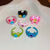 Funny Black Cat Monster Ring for Women Cartoon Big Eye Couple Rings Wedding Finger Jewelry  Sweet Accessories  New