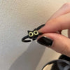 Funny Black Cat Monster Ring for Women Cartoon Big Eye Couple Rings Wedding Finger Jewelry  Sweet Accessories  New