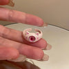 Funny Black Cat Monster Ring for Women Cartoon Big Eye Couple Rings Wedding Finger Jewelry  Sweet Accessories  New