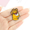 Funny Cat Enamel Pin Brooches for Women Men Hat Animal Pearl Shirt Lapel Bag Cute Cartoon Kitten Badge Jewelry Gift Accessories