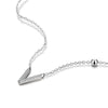 Genuine 100% 100% 925 Sterling Silver Simpl Letter V Pendant Necklace Women Chokers Creative  s Korean Jewelry