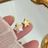 Gold Color Broken Heart Shape Hoop Earrings for Women Exquisite Geometric Metal Huggie Earrings Jewelry Gifts