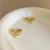 Gold Color Broken Heart Shape Hoop Earrings for Women Exquisite Geometric Metal Huggie Earrings Jewelry Gifts