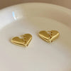 Gold Color Broken Heart Shape Hoop Earrings for Women Exquisite Geometric Metal Huggie Earrings Jewelry Gifts