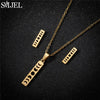 Golden Stainless Steel Jewelry Sets for Women   Jewelry Koala Daisy Hummingbird Necklace Cross Simple Earrings Brinco